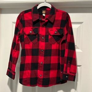 Tea Boys flannel shirt- size 8